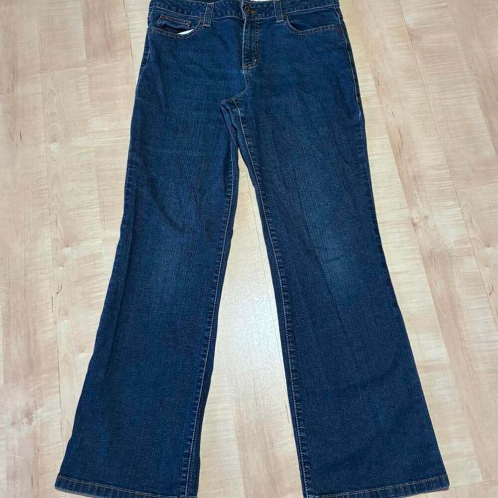 DKNY Jeans Vintage Y2K Dark Wash Flare Bootcut Denim 12S